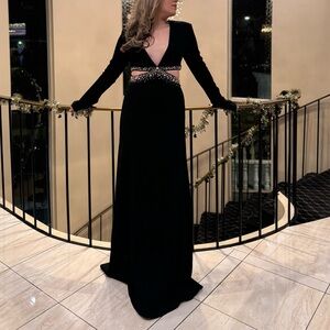 A.L.C. 
Trina Embellished Cutout Dress | BLACK